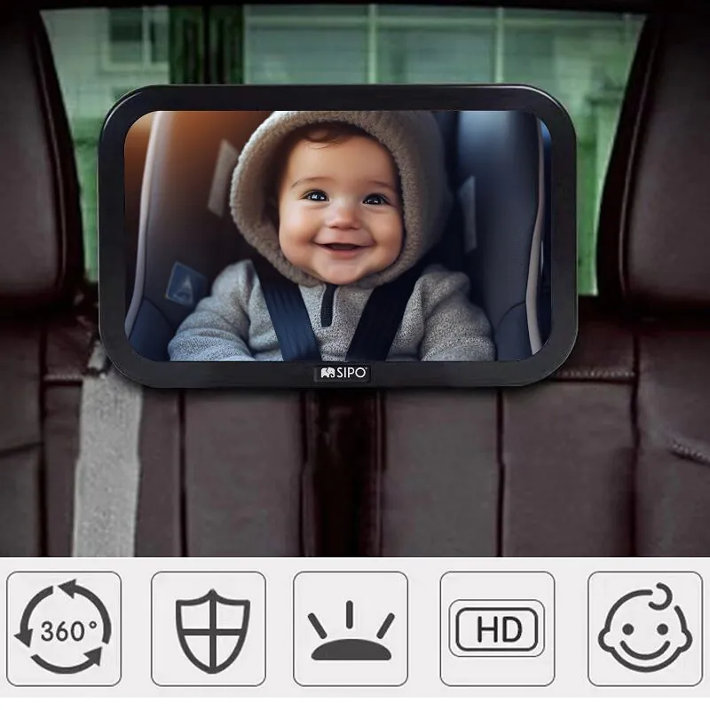 Espelho Sipo para observar seu filho no carro.