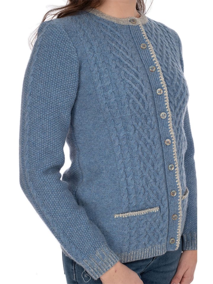 Spieth & Wensky Strickjacke DIESSEN in jeans günstig kaufen