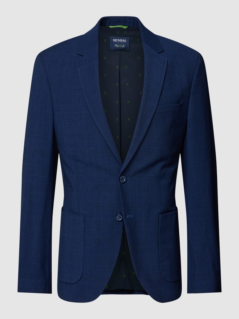 Sakko mit Strukturmuster in marineblau