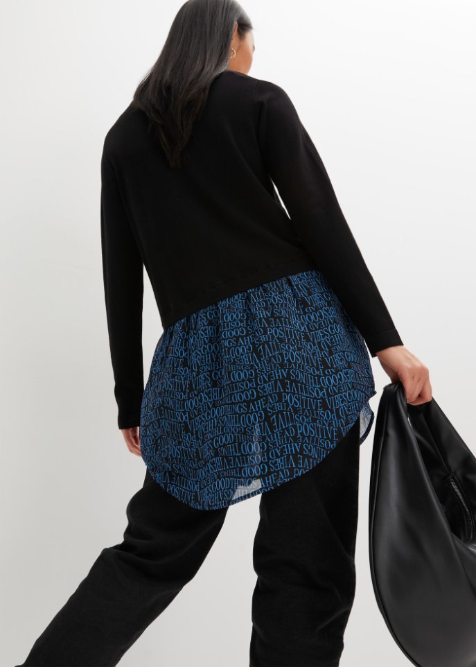 Pullover mit Rockansatz
