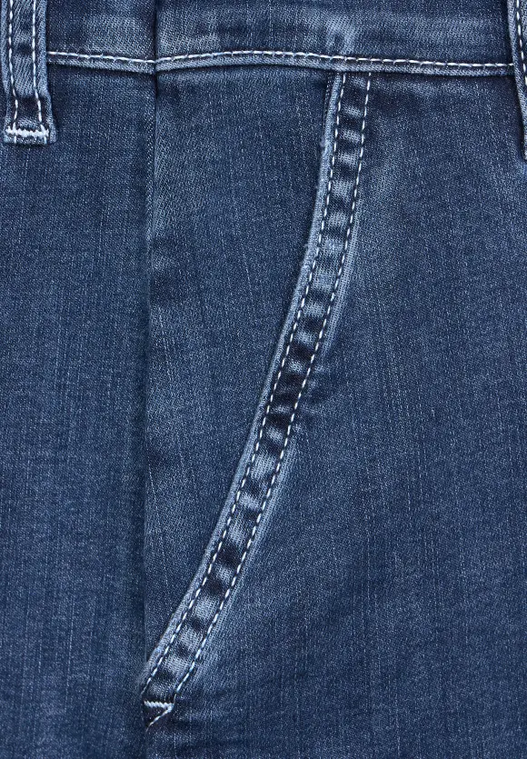 CECIL Blaues Jeanskleid