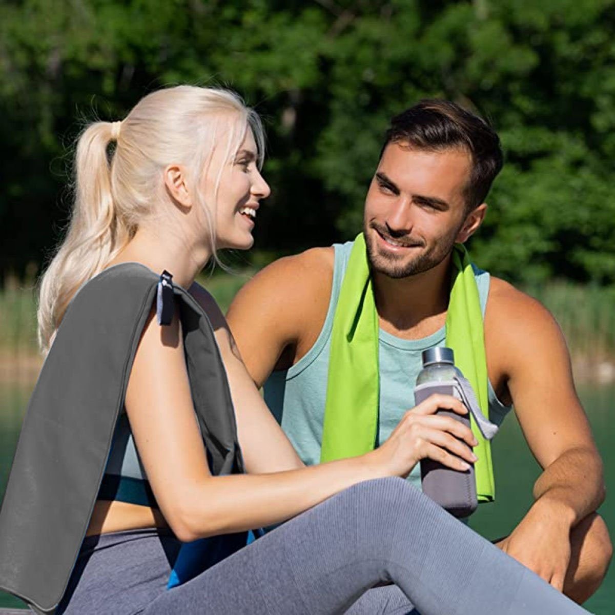 Rwoythk Sporthandtuch Handtuch in Allen Farben – Kompakt, Ultra Leicht & Schnelltrocknend