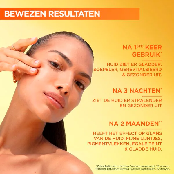 Garnier SkinActive 10% tisztaságú C-vitaminos pigmentfoltok elleni éjszakai szérum 30ml
