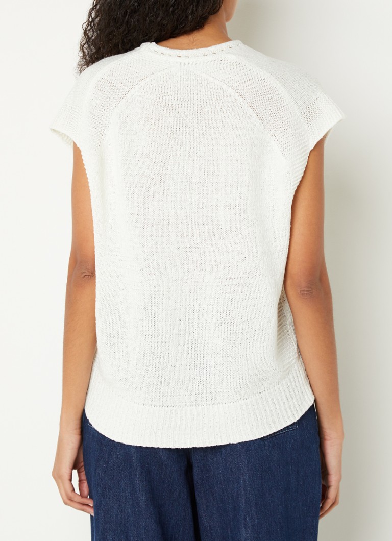 Phase Eight Alana fine knit top with openwork detail