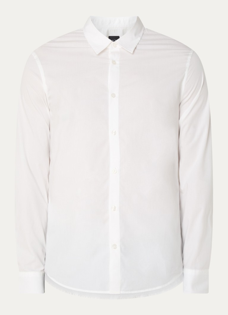 Srajca Armani Exchange Regular fit z raztegljivim vzorcem