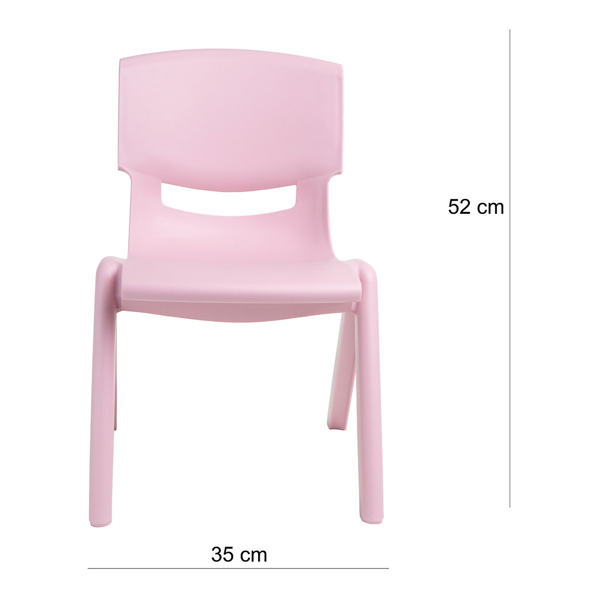 Kinderstuhl bis 80kg belastbar stapelbar kippsicher Für Innen&Außen Pflegeleicht Kinderstühle