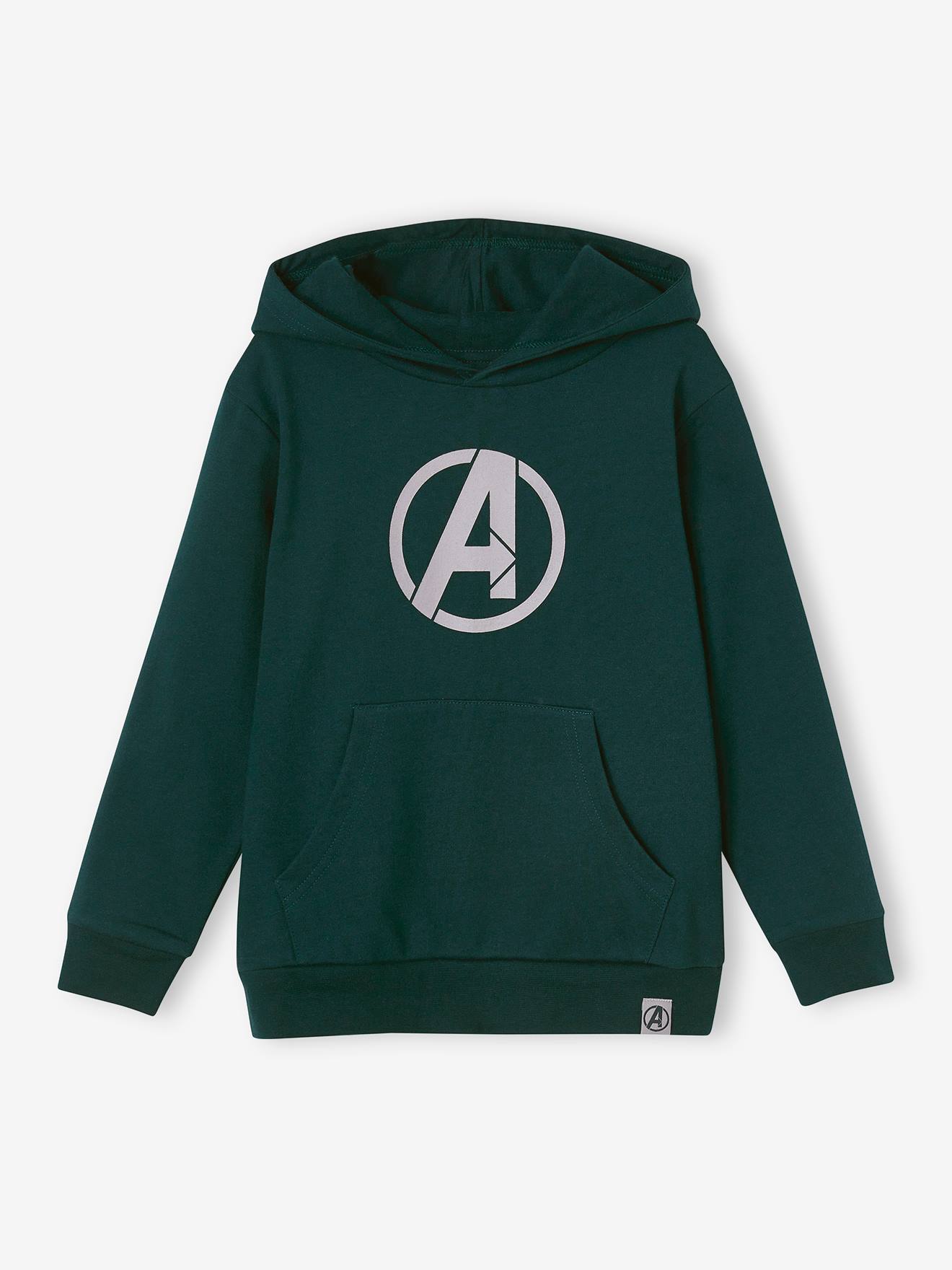 Avengers Kinder Kapuzensweatshirt MARVEL AVENGERS - tannengrün