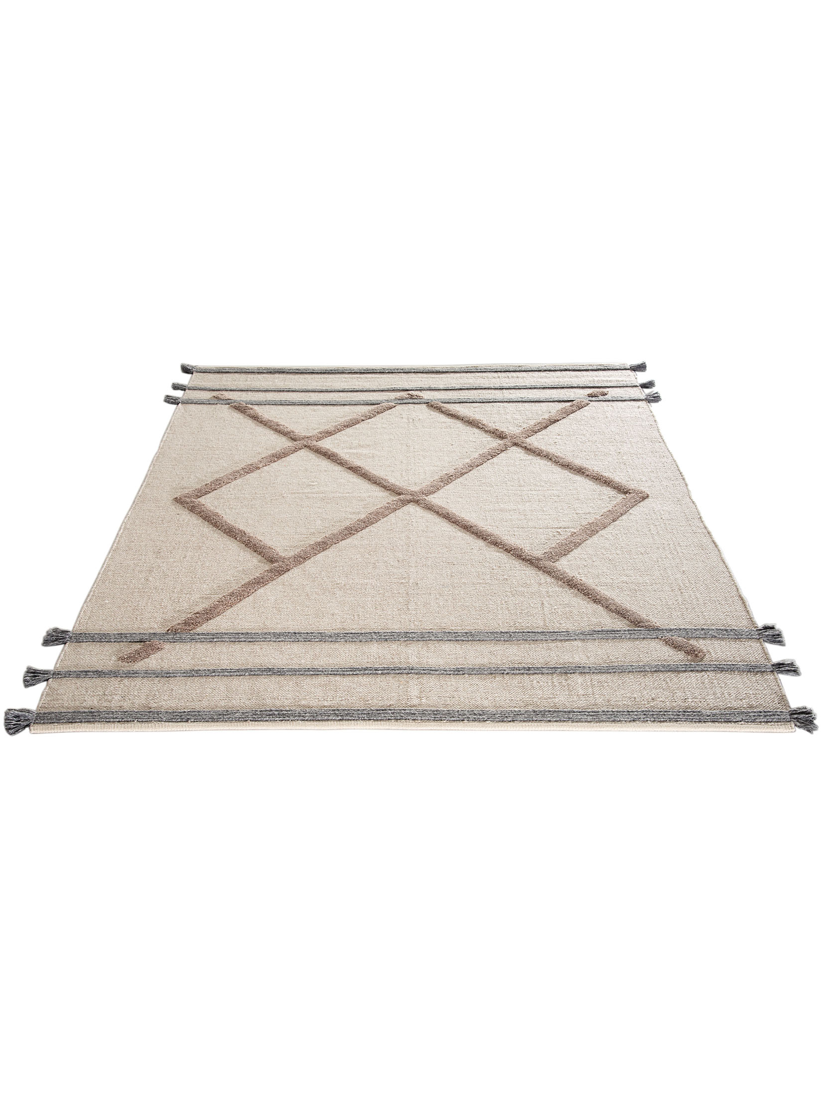 Nyvalla Flachgewebe-Teppich, Sand