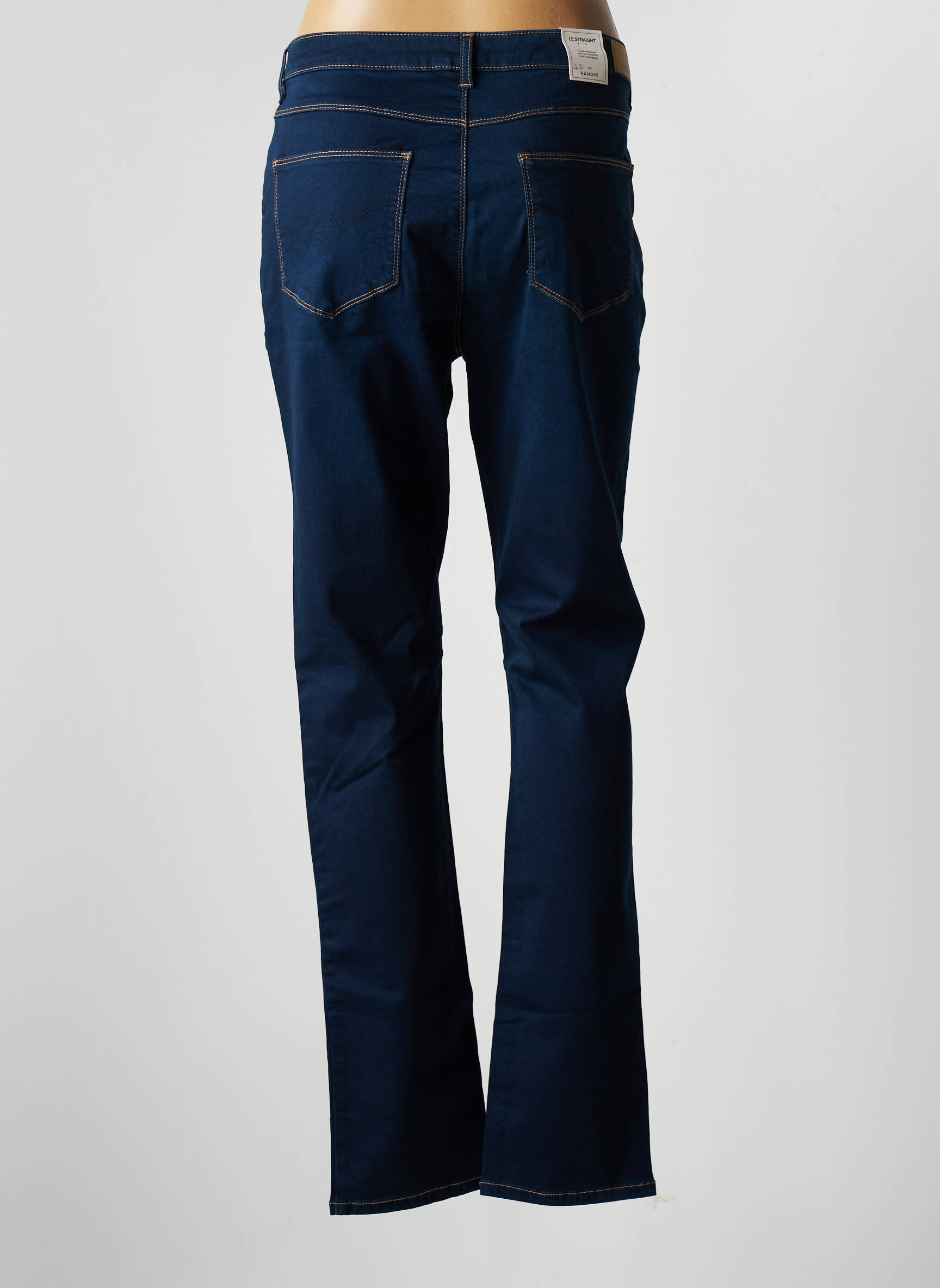 Kanope Jeans Coupe Slim Femme couleur bleu