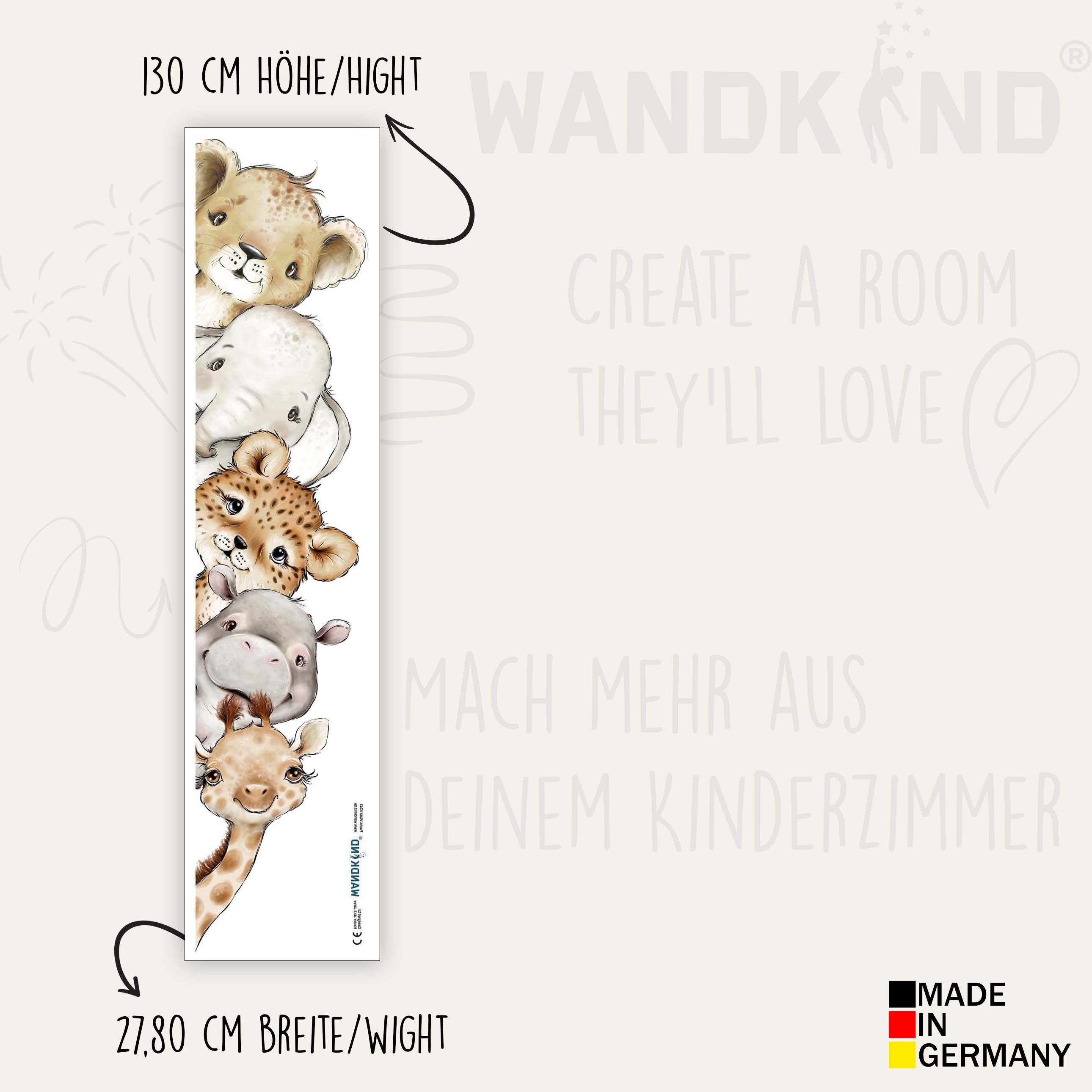 WANDKIND Wandtattoo Türaufkleber Kinderzimmer (Türsticker), Wieder ablösbar