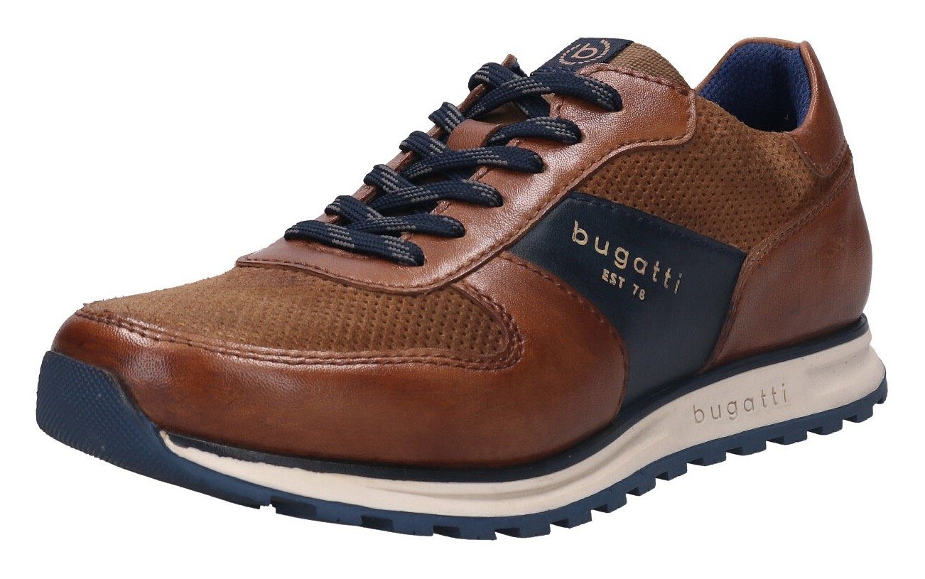 bugatti Sneaker mit Kontrastbesatz