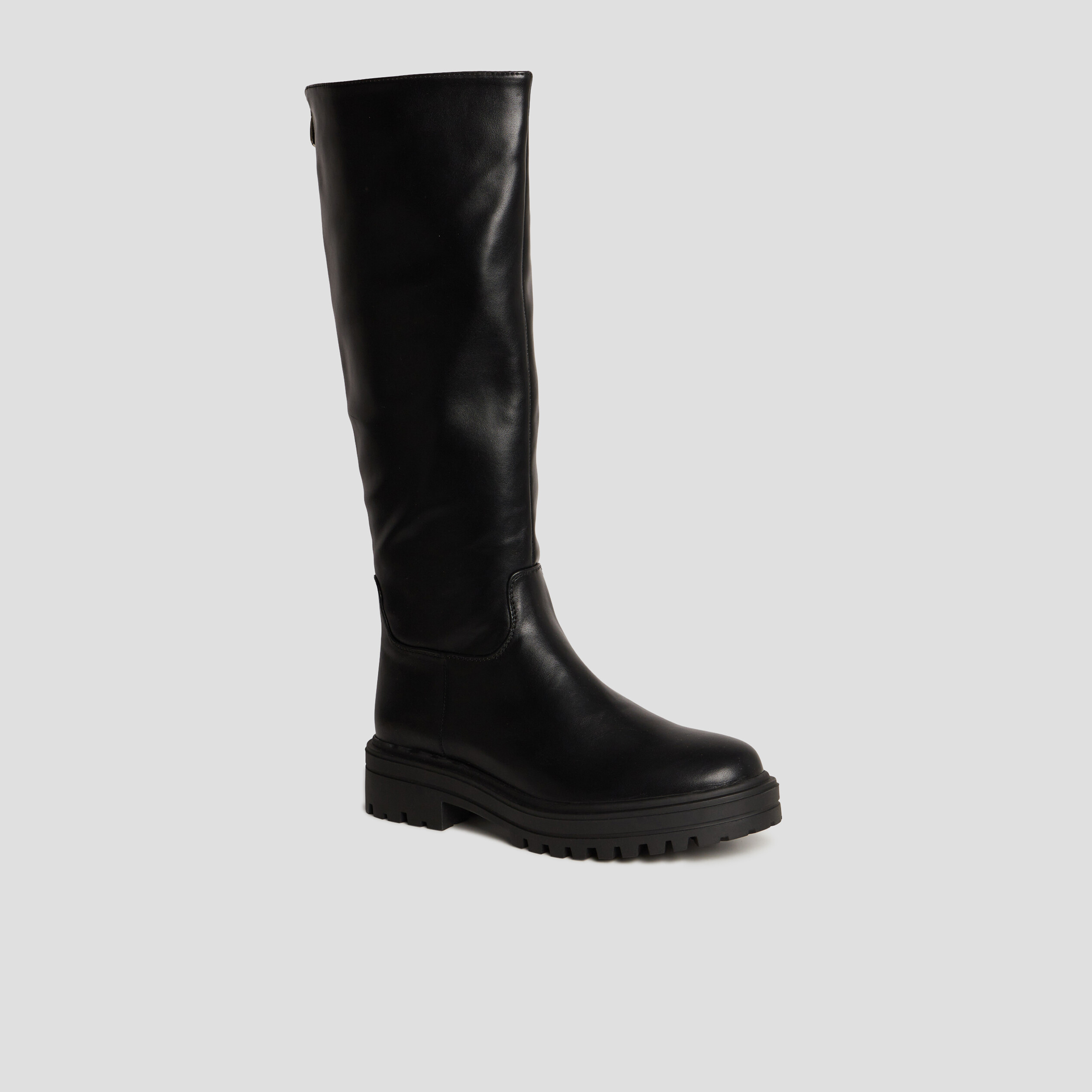 Bottes semelle chunky noir femme | La Halle