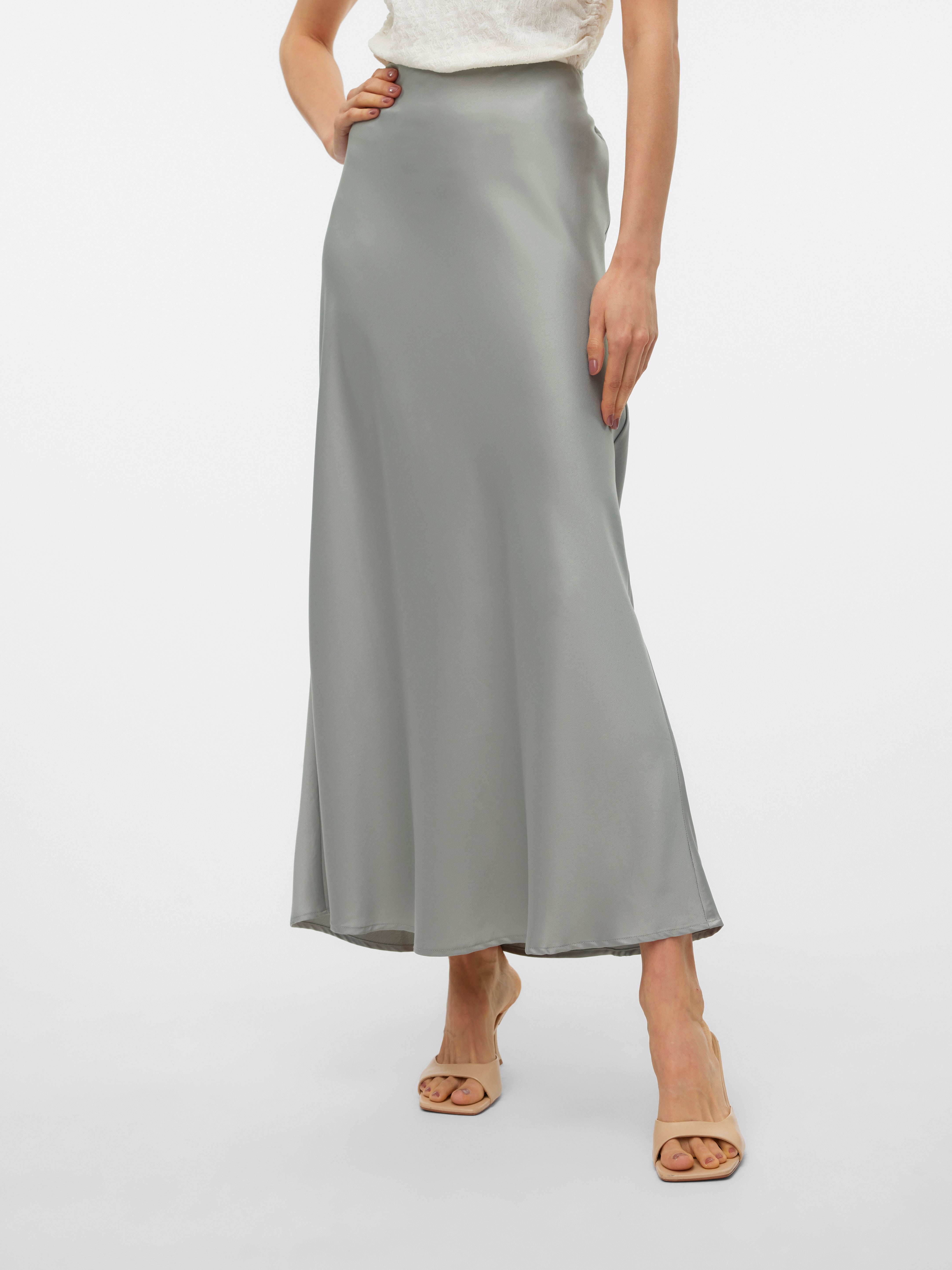 VMKLEO Hohe Taille Langer Rock