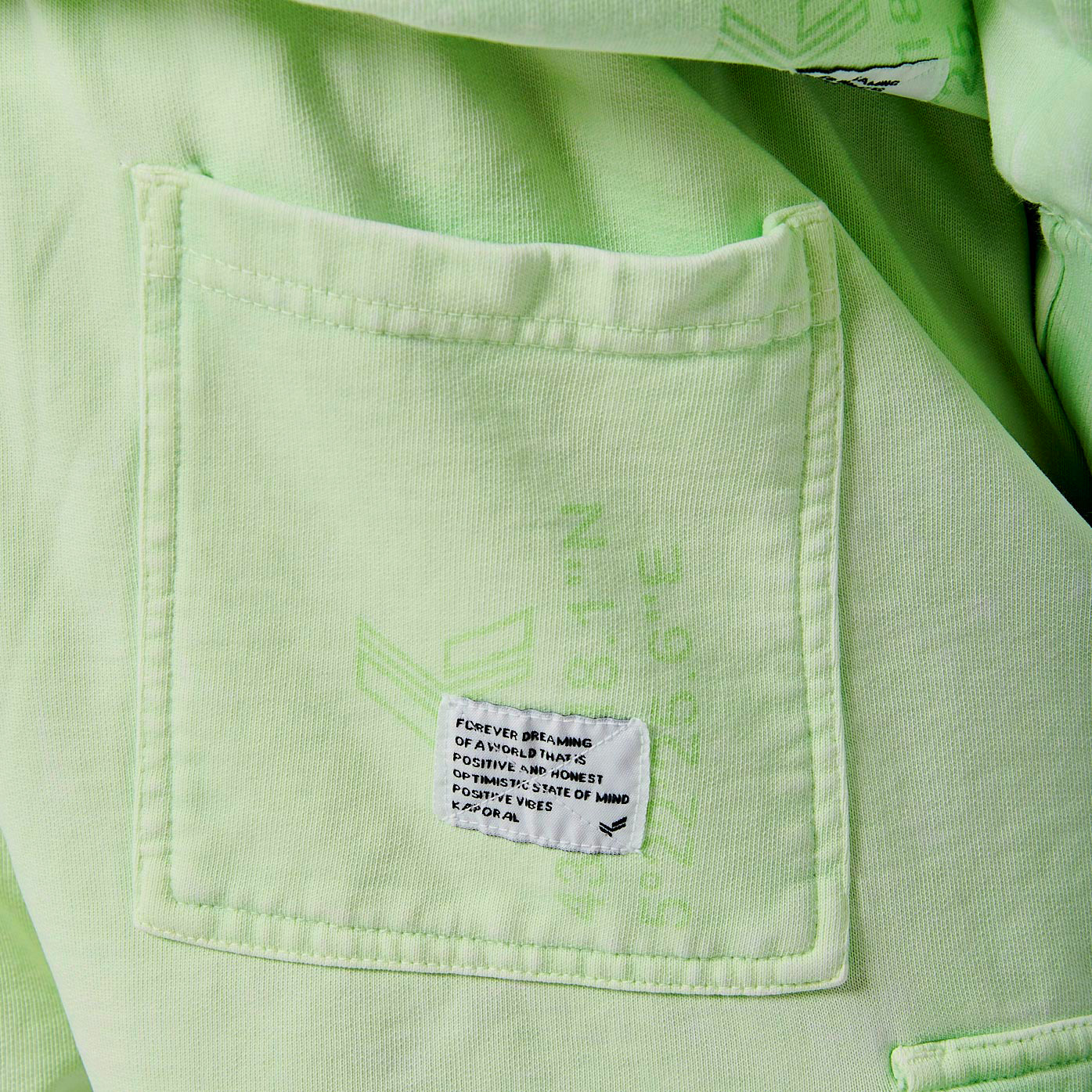 BINX   Short vert homme 100% coton