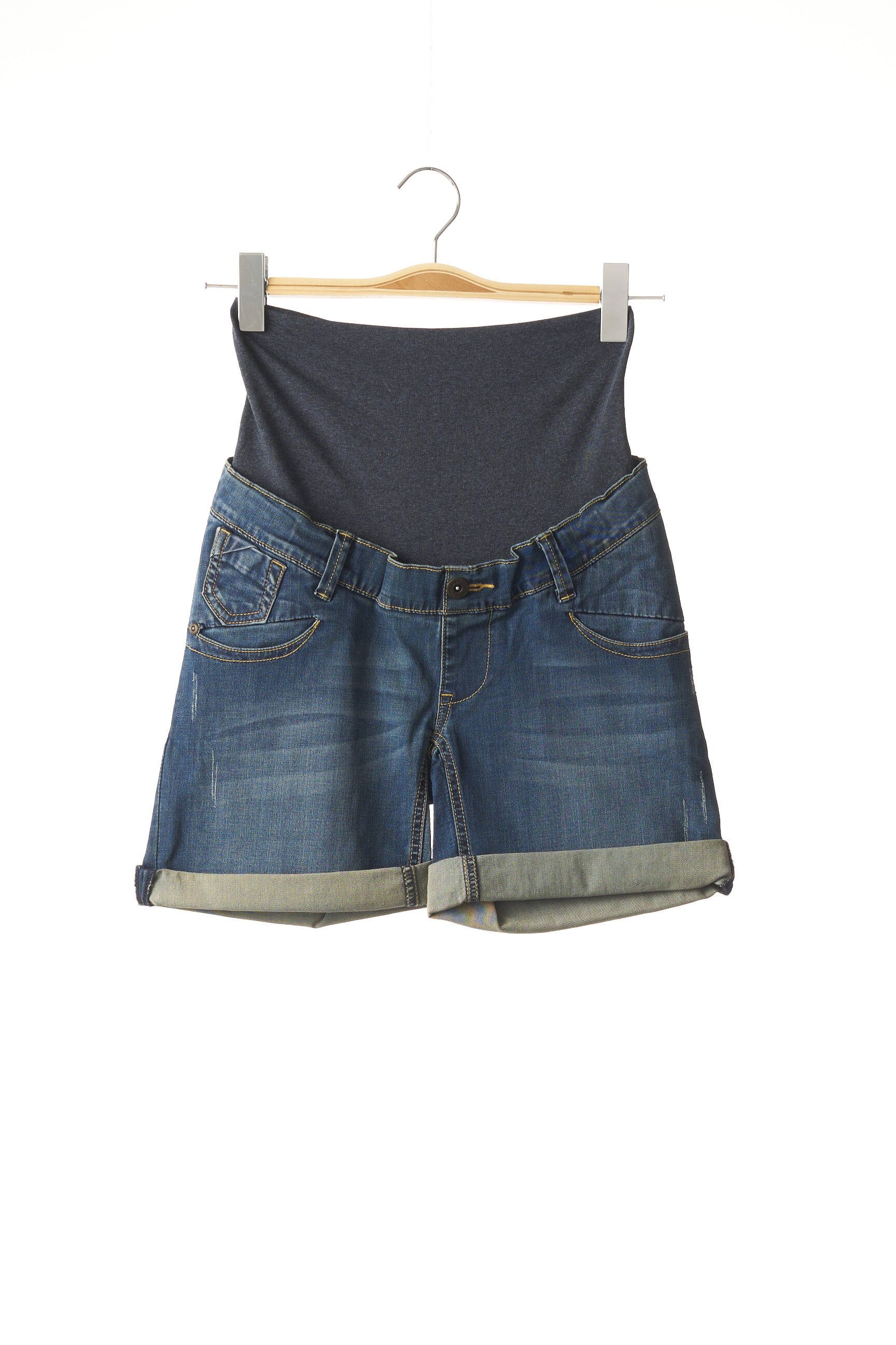 Love2wait Shortsbermudas Maternite Femme couleur bleu