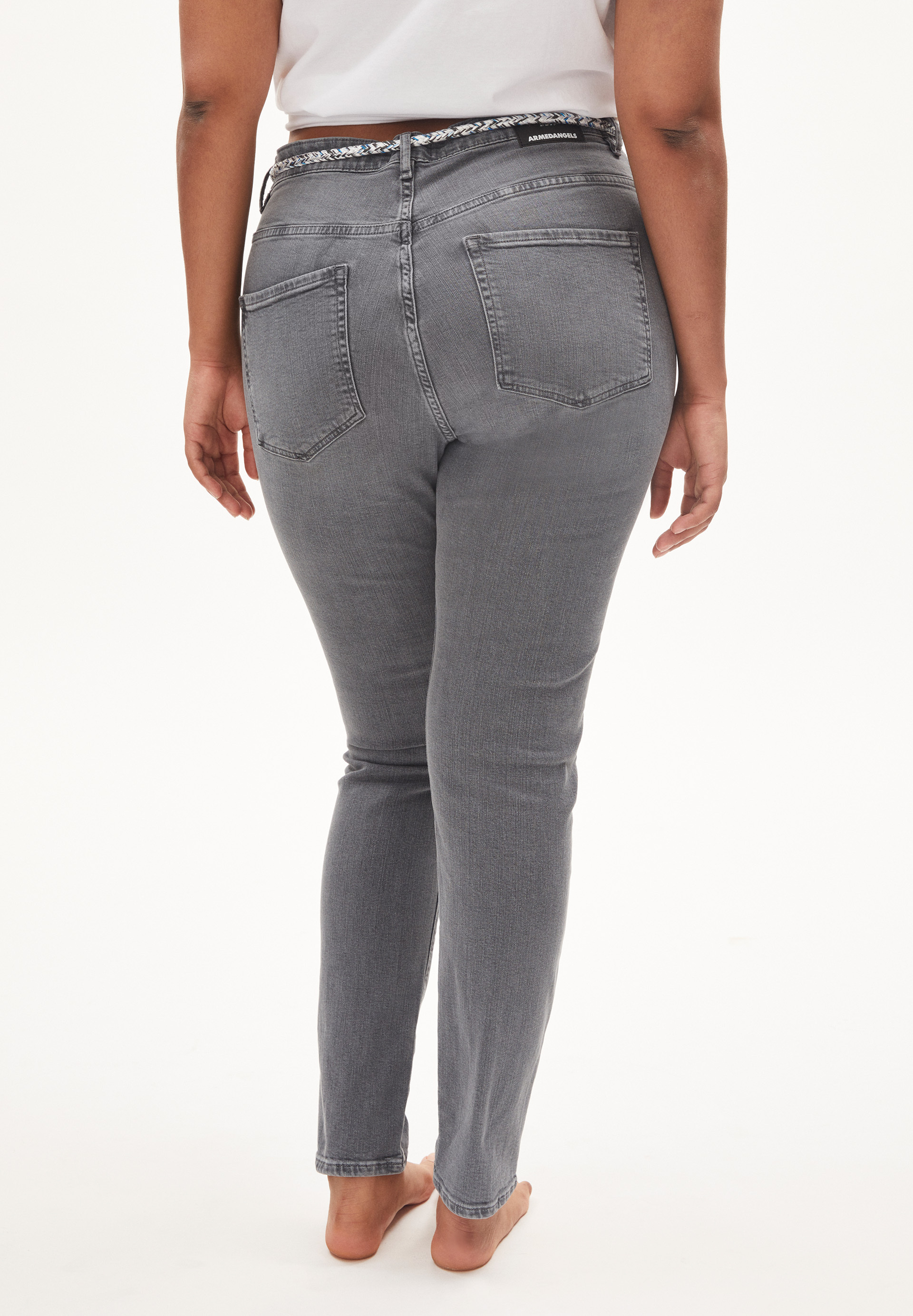 Skinny Leg High Waist aus Bio-Baumwoll Mix