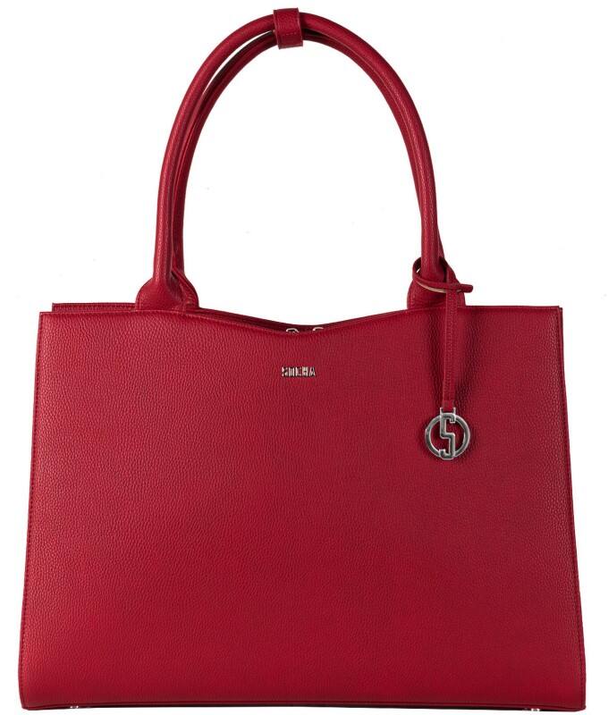 SOCHA Damen Laptoptasche Straight Line Red 15.6 