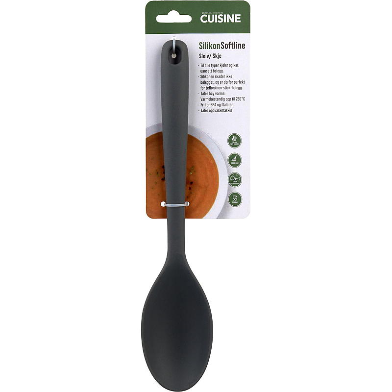 Cuisine Sleiv/Skje silikon sort Softline Cuisine