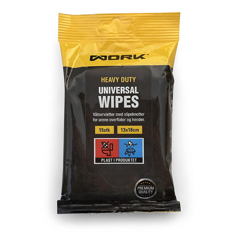 Work Wipes 15-pk Heavy duty, Work