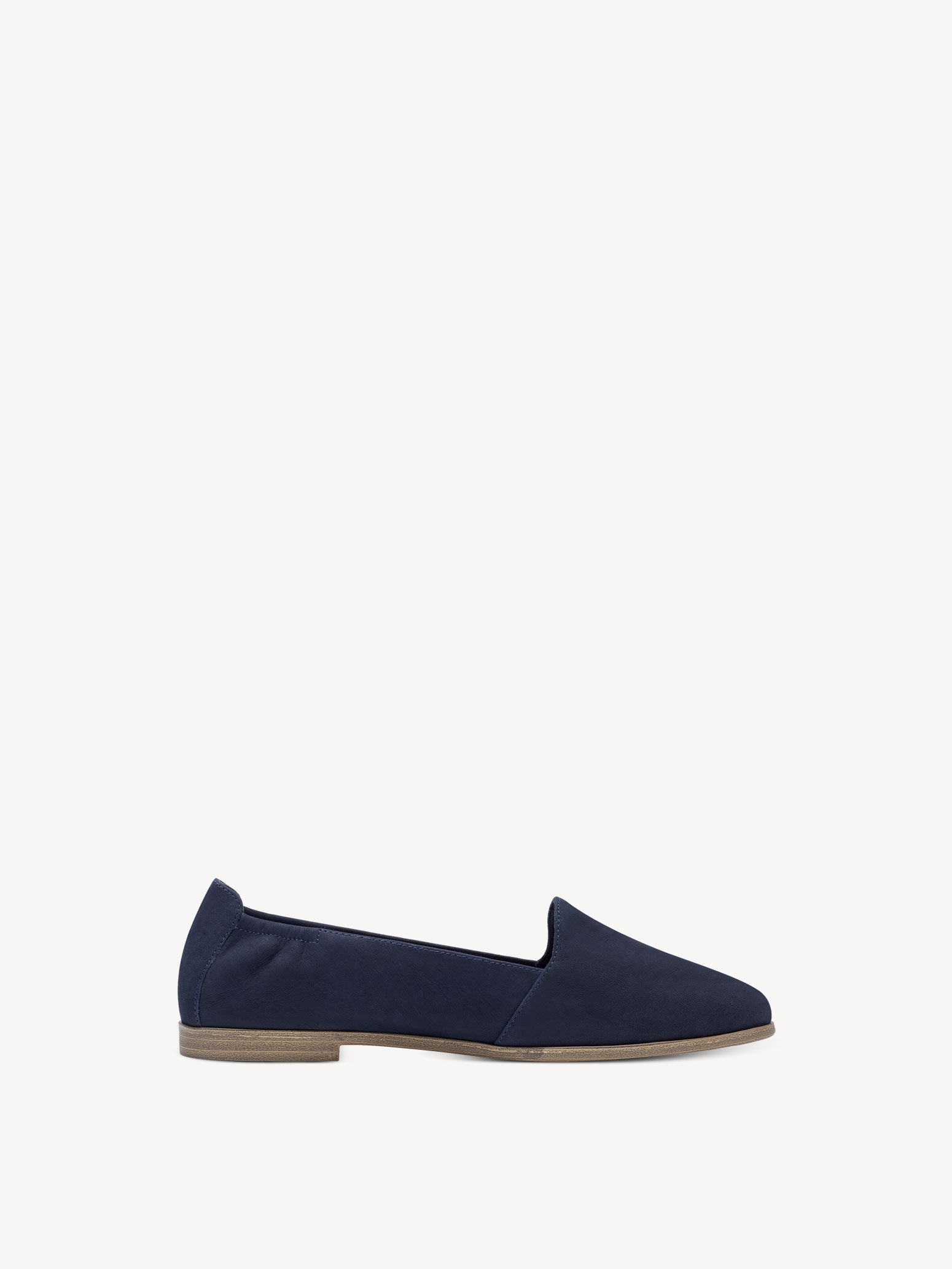 Slipper en cuir - bleu