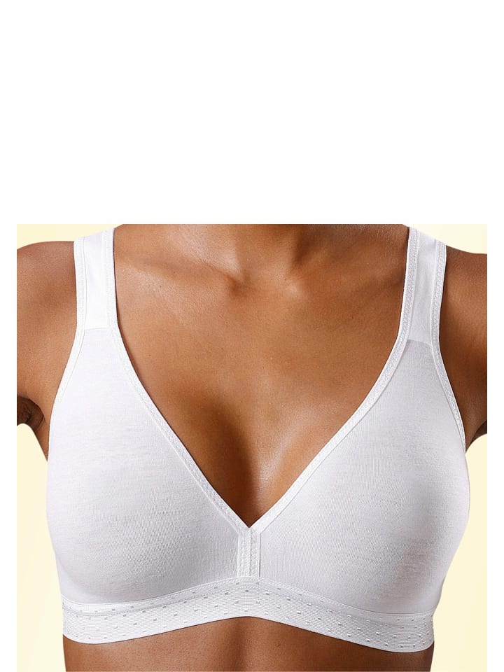 PETITE FLEUR Sport-BH in 2xweiß günstig kaufen