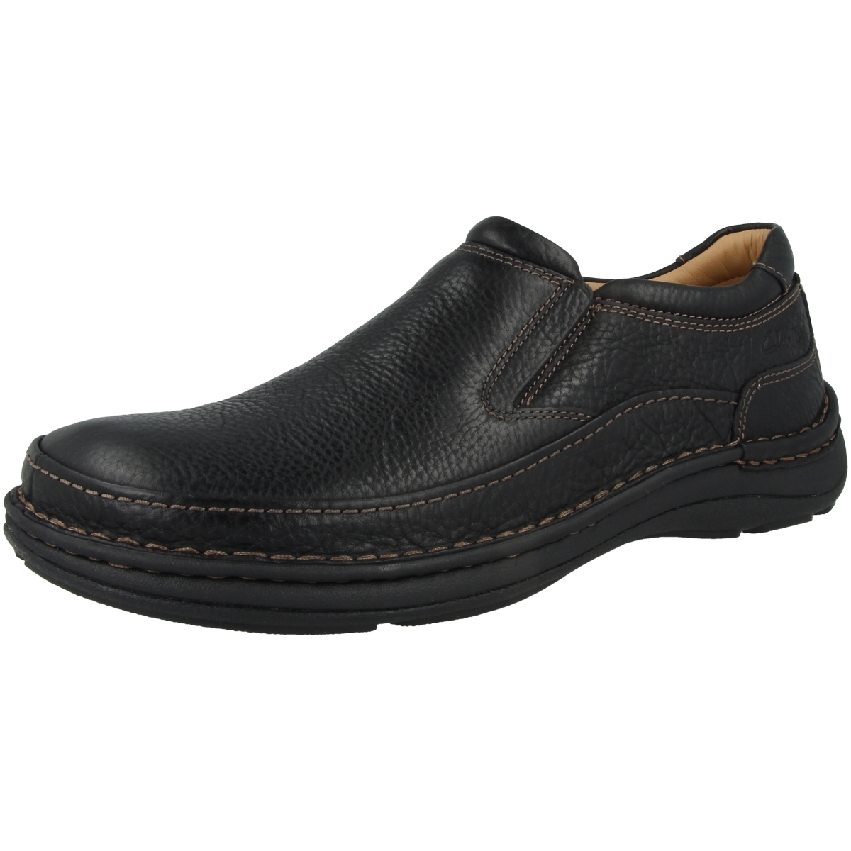 Clarks Nature Easy Slipper schwarz
