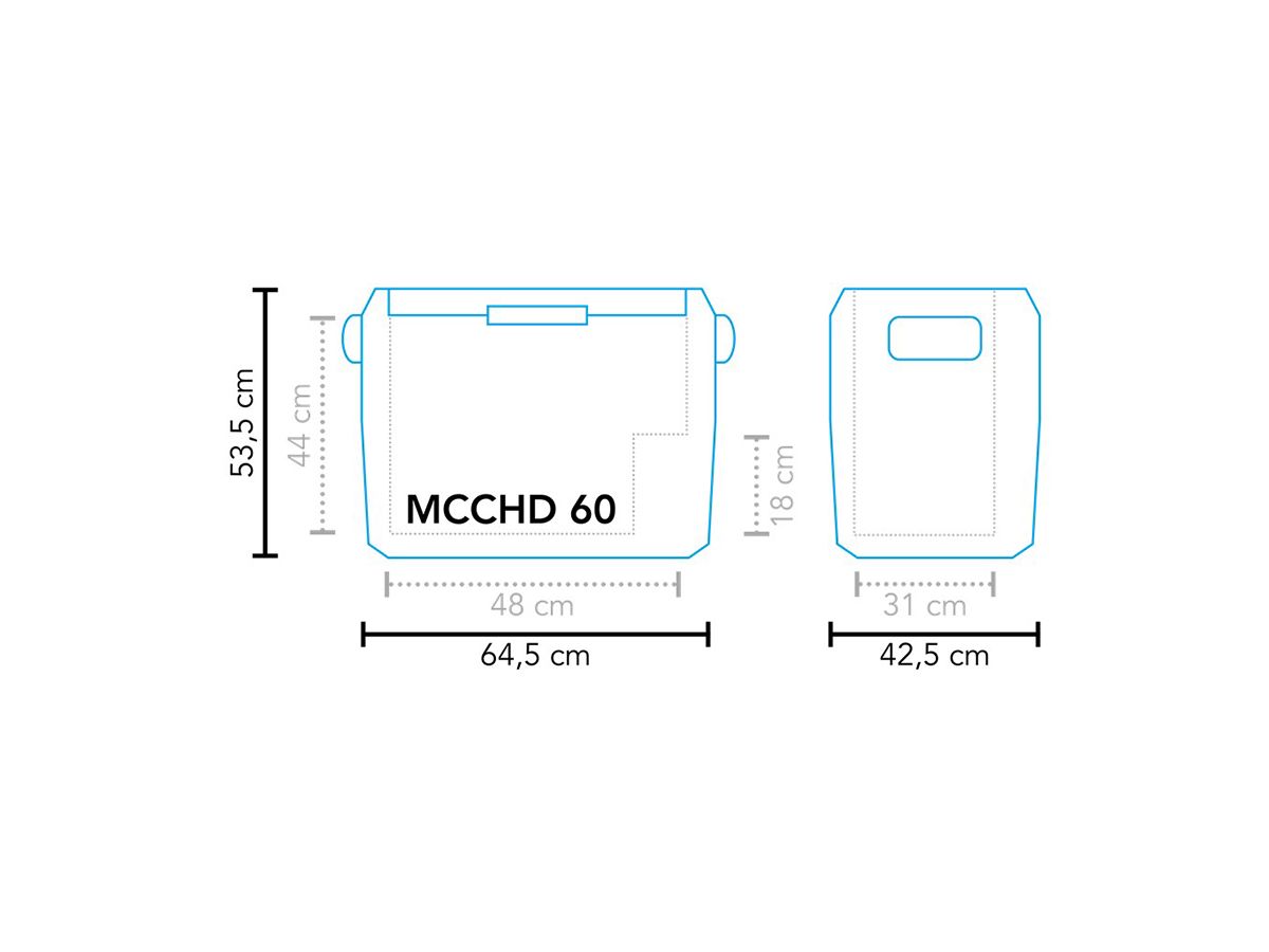 Mestic MCCHD-60 AC/DC Kompressor Kühlbox