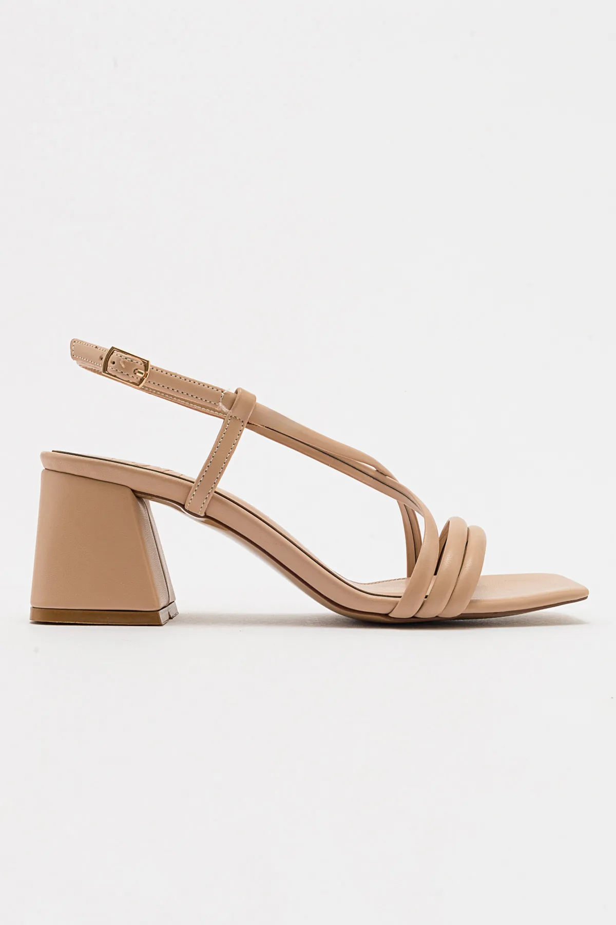 LuviShoes  Daisy Dark Beige Skin Damen-High-Heels-Schuhe
