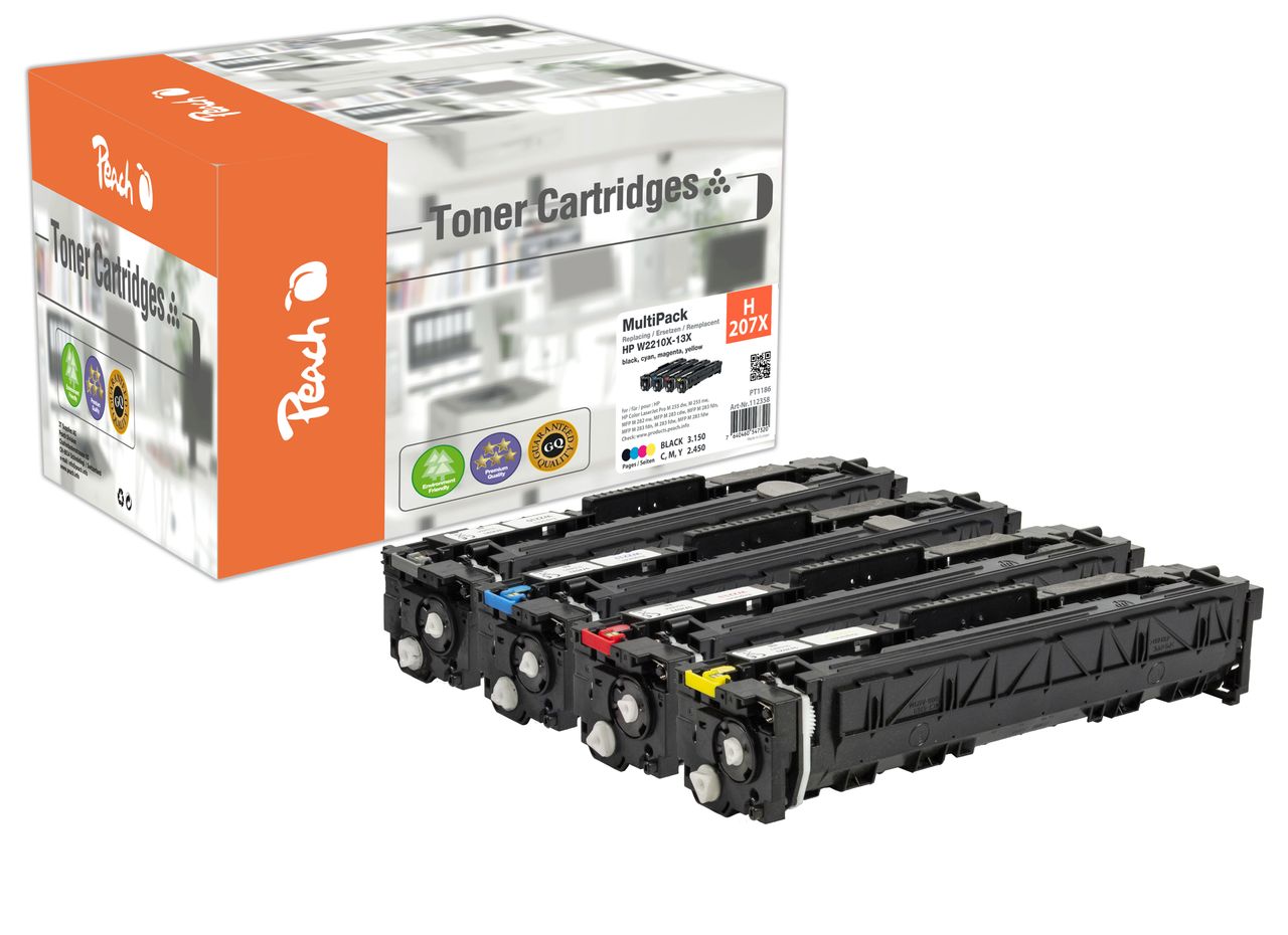 Peach Spar Pack Tonermodule ersetzt HP No. 207X