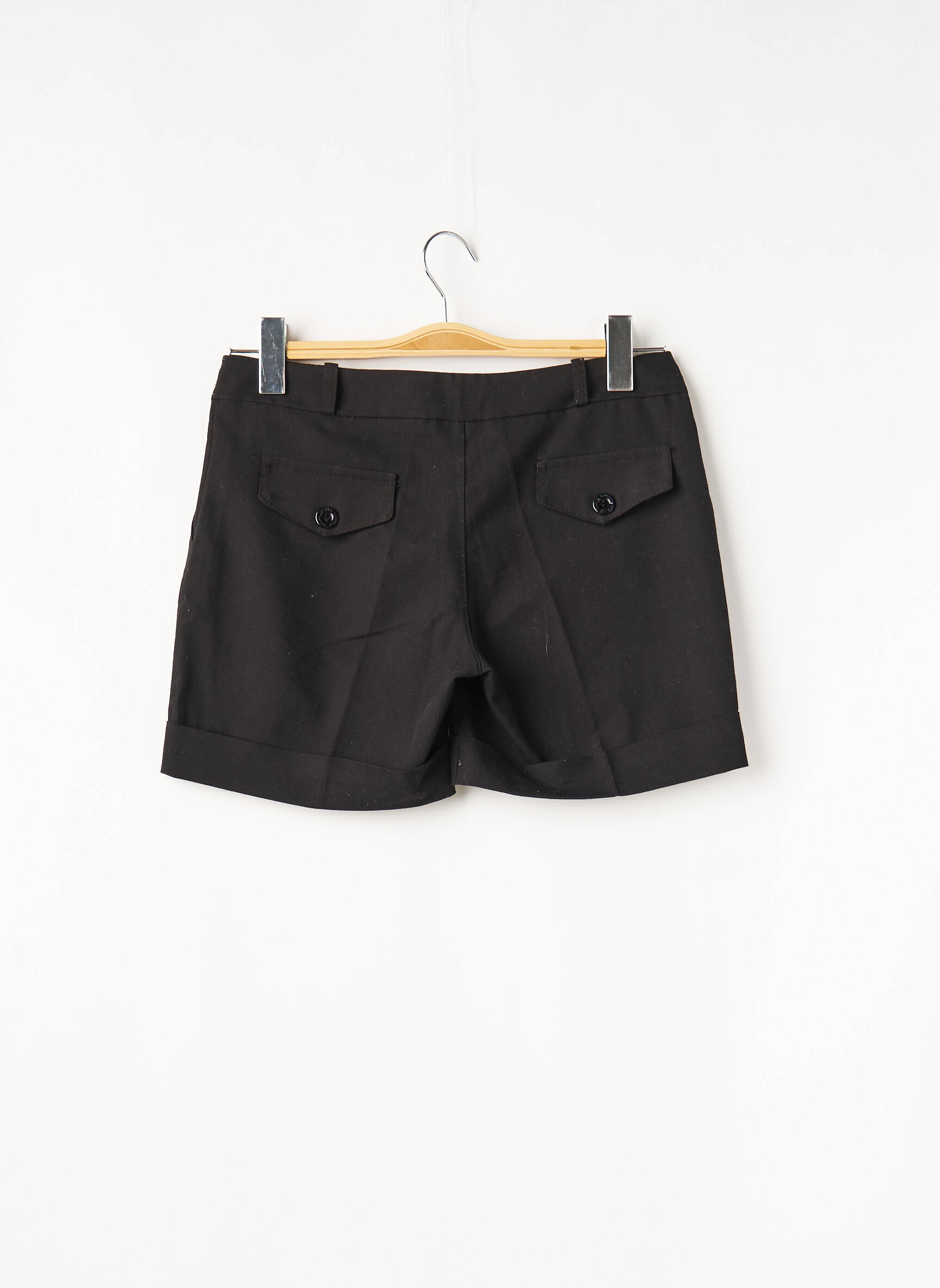 Sans Marque Shorts 1 Femme couleur noir