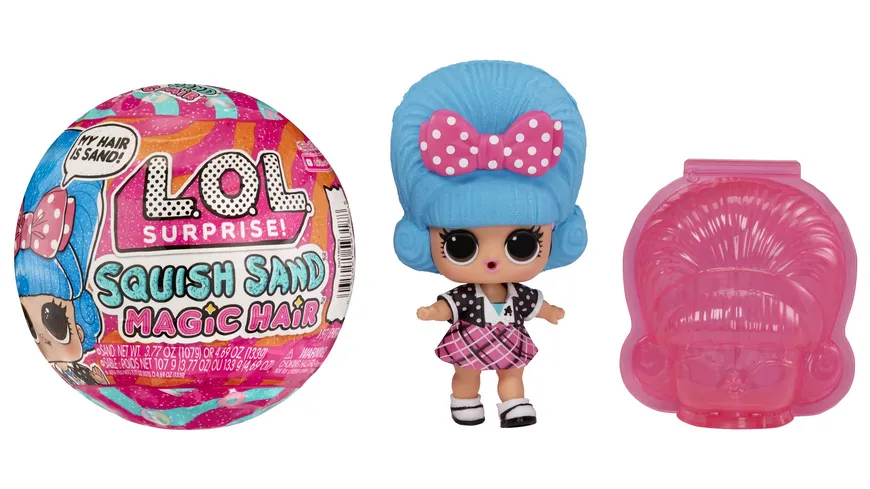 L.O.L. Surprise - Squish Sand Magic Hair Puppe, sortiert, 1 Stück