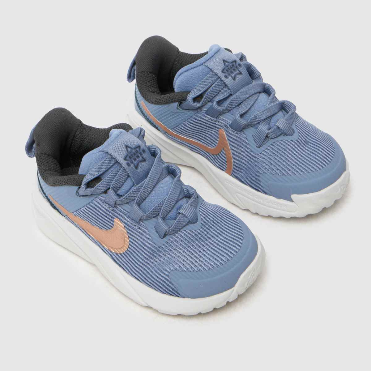 Nike grå Star Runner 4 flickor småbarnsskor