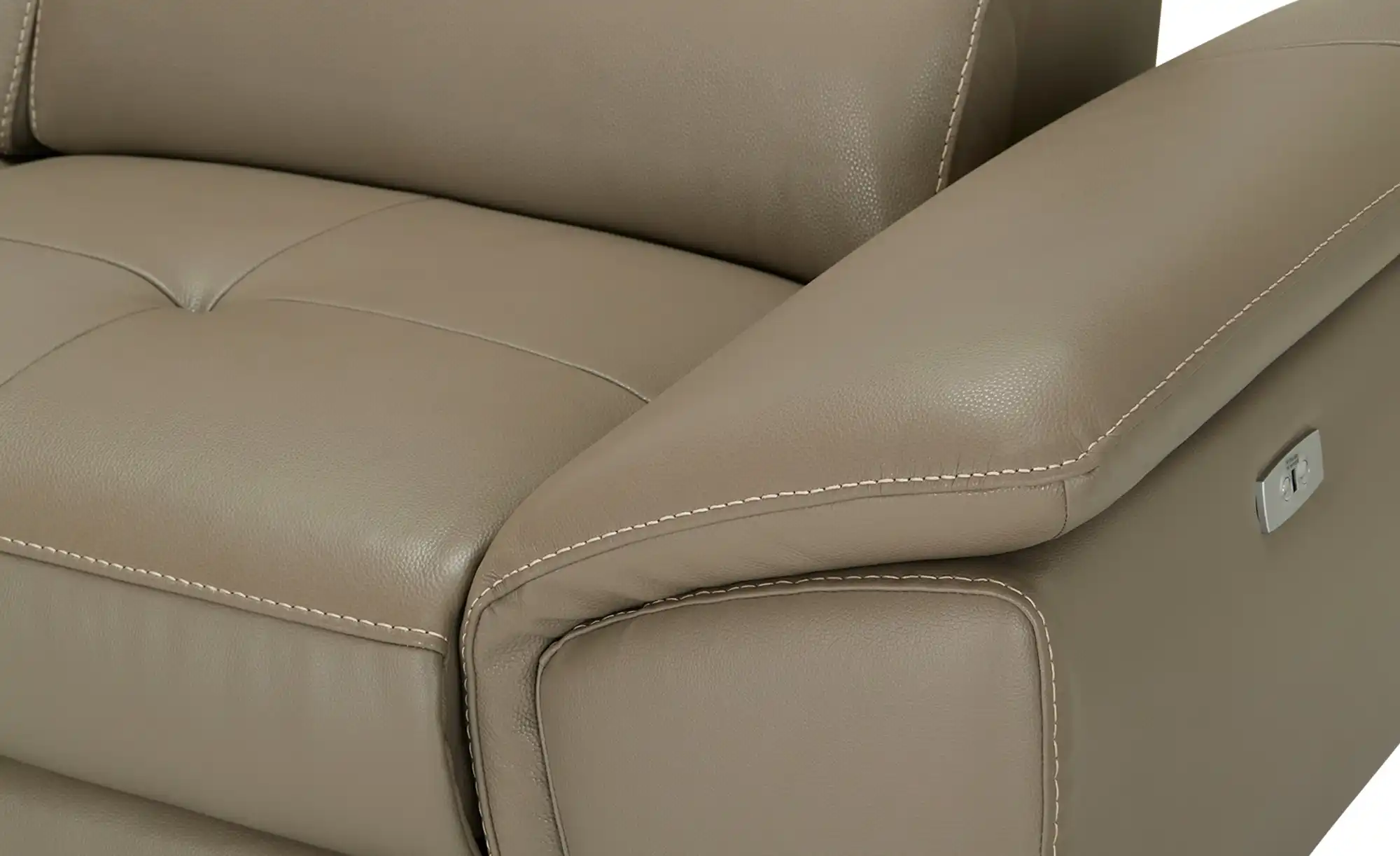 Primo Ecksofa mit elektrischer Relaxfunktion Danae