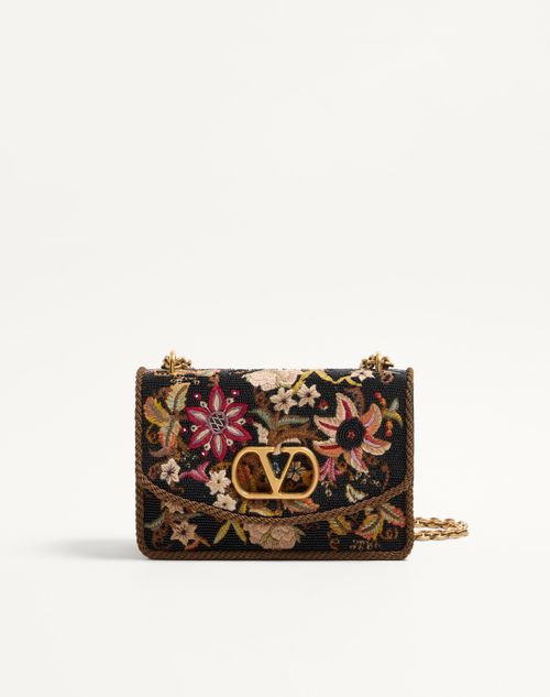 Valentino Garavani Bolsa de Ombro Bordada Vain