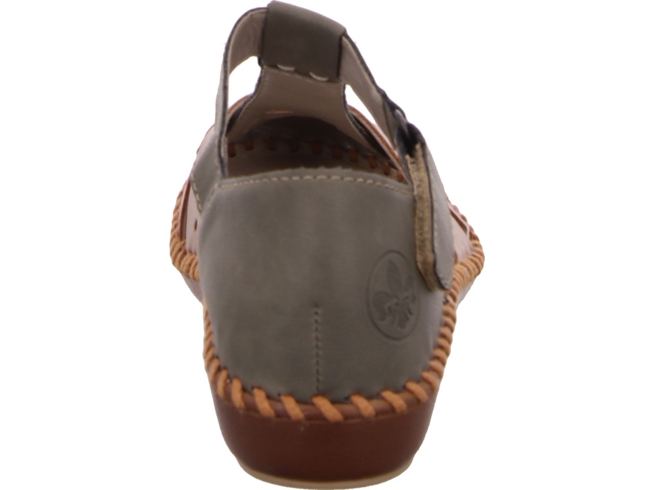 RIEKER Sportliche Slipper grün