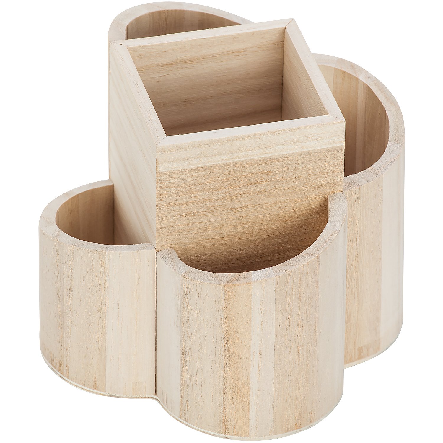 Stiftehalter aus Holz, natur