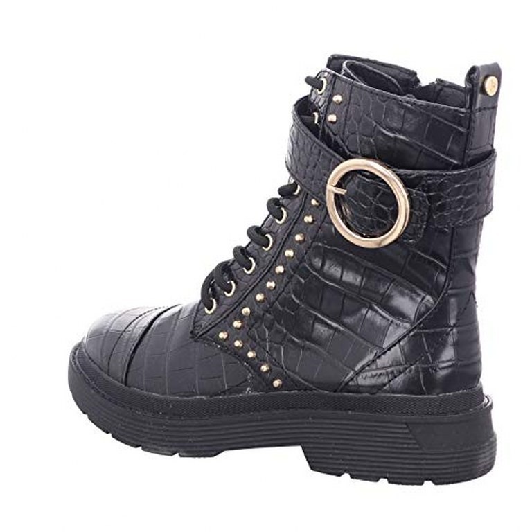 LA STRADA Schnür-Stiefeletten schwarz
