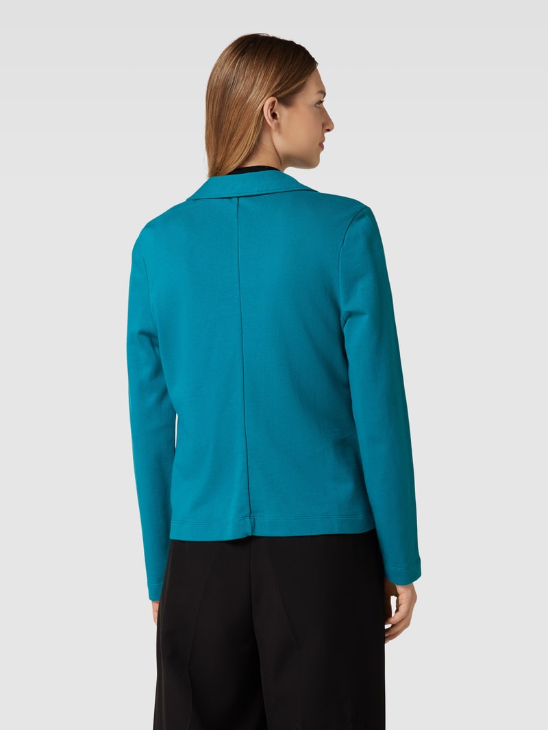 Blazer mit Reverskragen in petrol