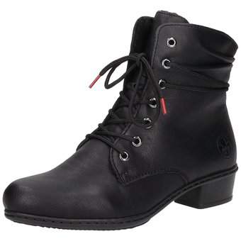 Rieker Schnürstiefelette in schwarz