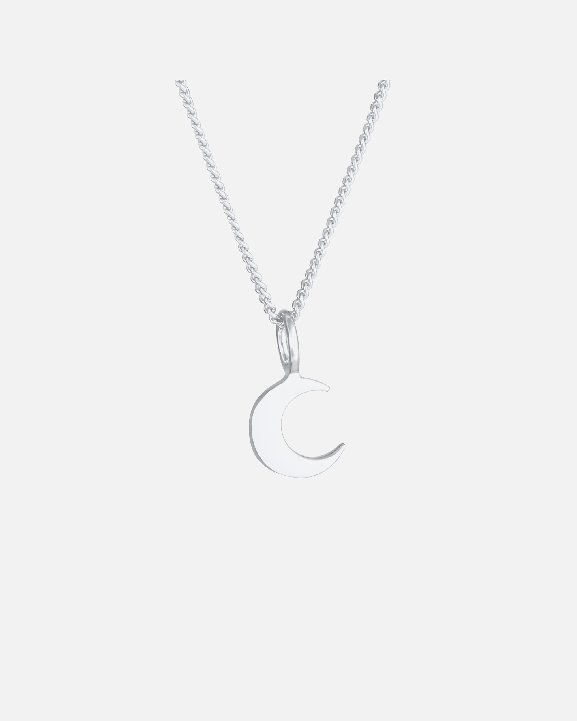 Catena Elli in argento sterling 925 da donna, modello Half Moon Astro Basic