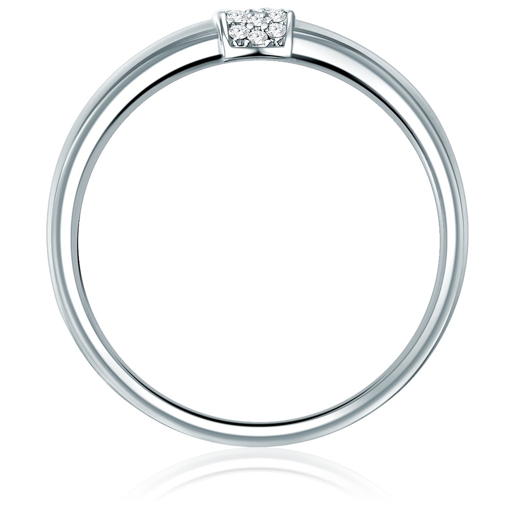Trilani Bague en argent Argent sterling Oxyde de zirconium (CZ) en Argent Bague
