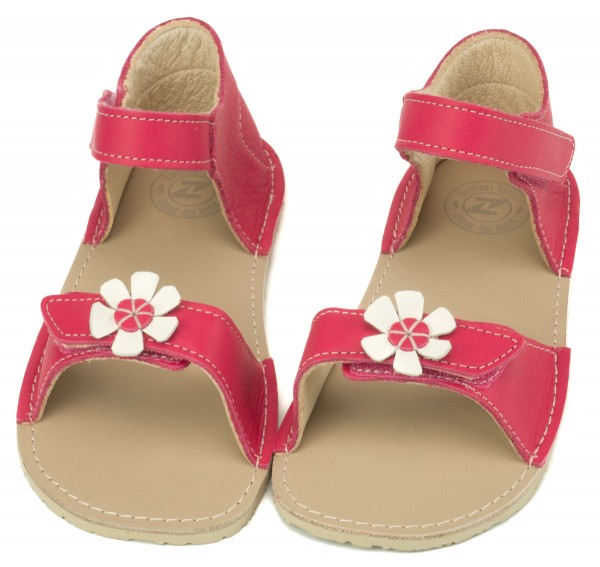 ZeaZoo ~ Sandale Ariel ~ Coral/Pink mit Blume