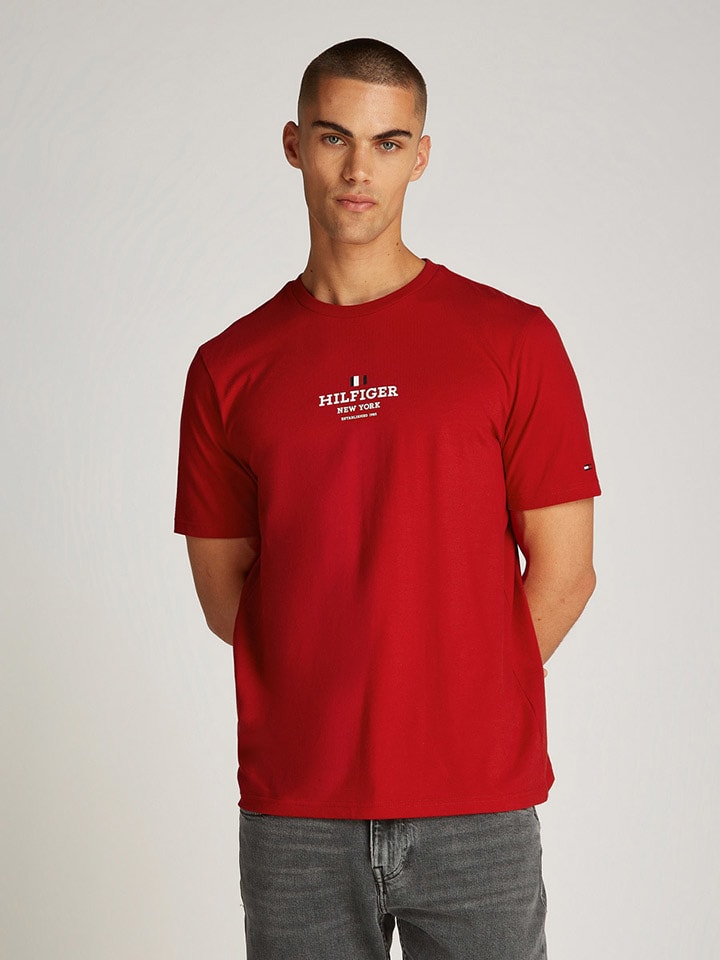 Tommy Hilfiger Shirt in Rot günstig kaufen