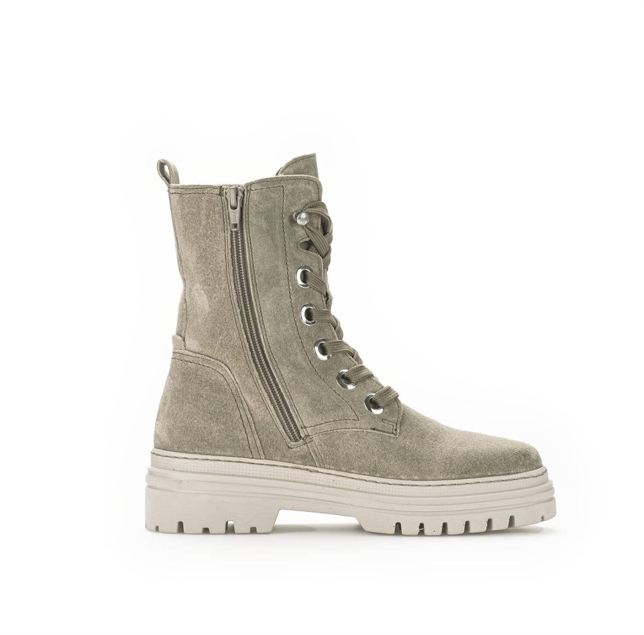 GABOR Freizeit Schnürer grün Gabor Fashion Biker- und Combat Boots 31