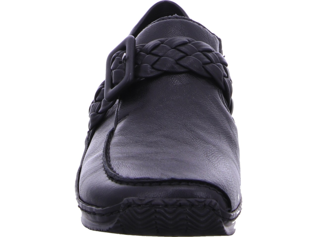 RIEKER Komfort Slipper schwarz