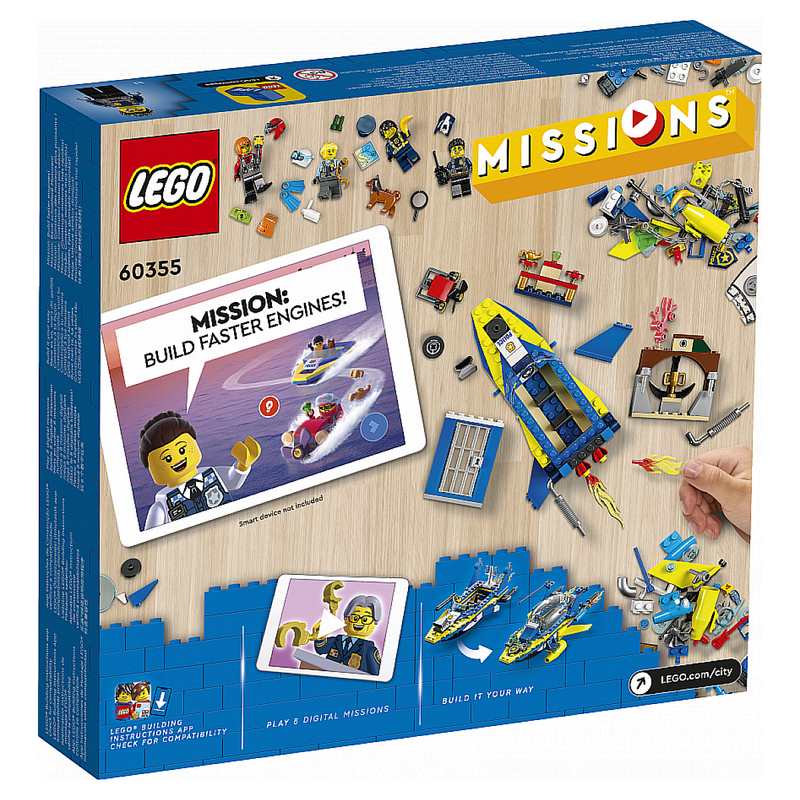 60355 Missions des détectives de la police sur l'eau LEGO City