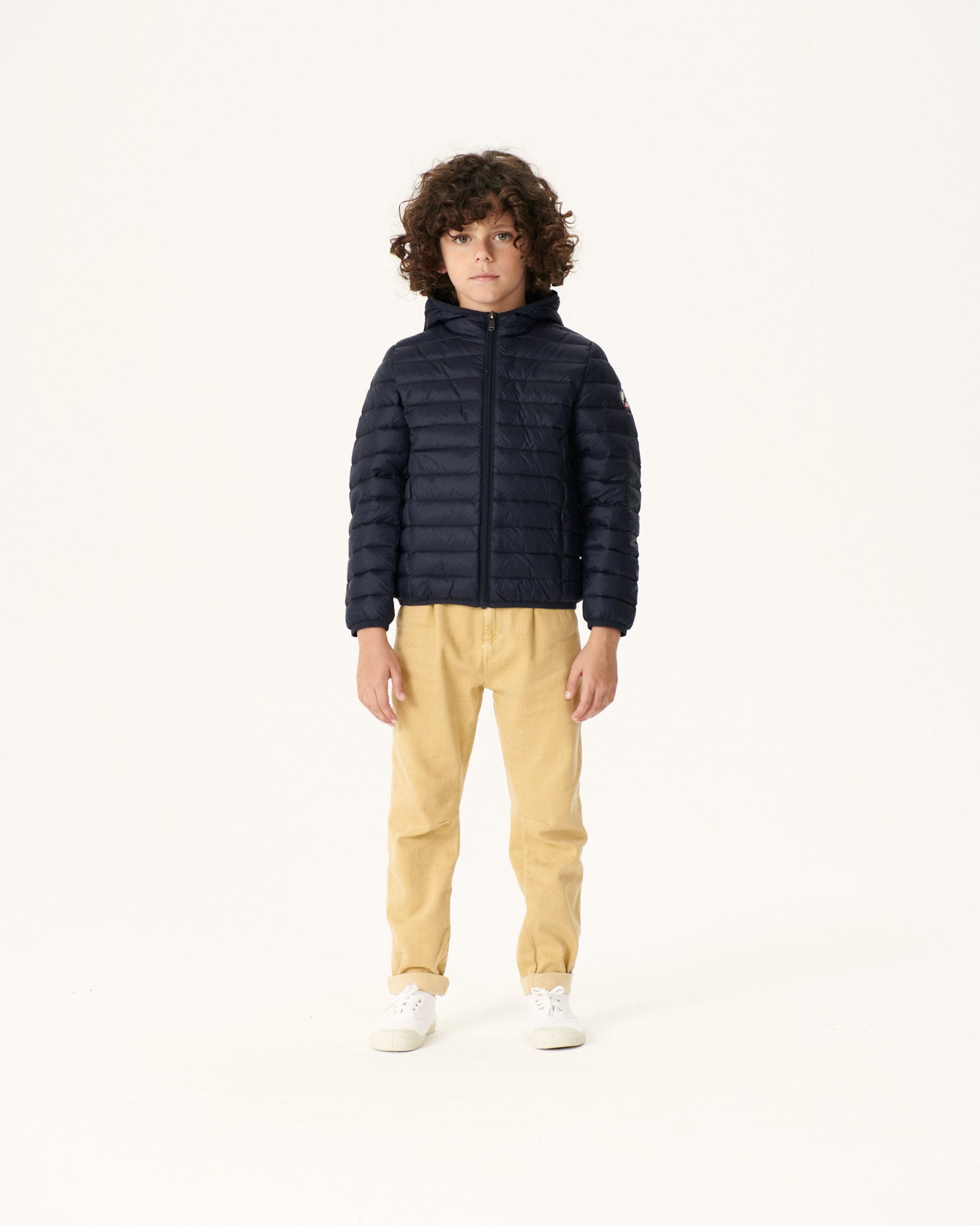 Doudoune légère à capuche enfant Marine Hugo