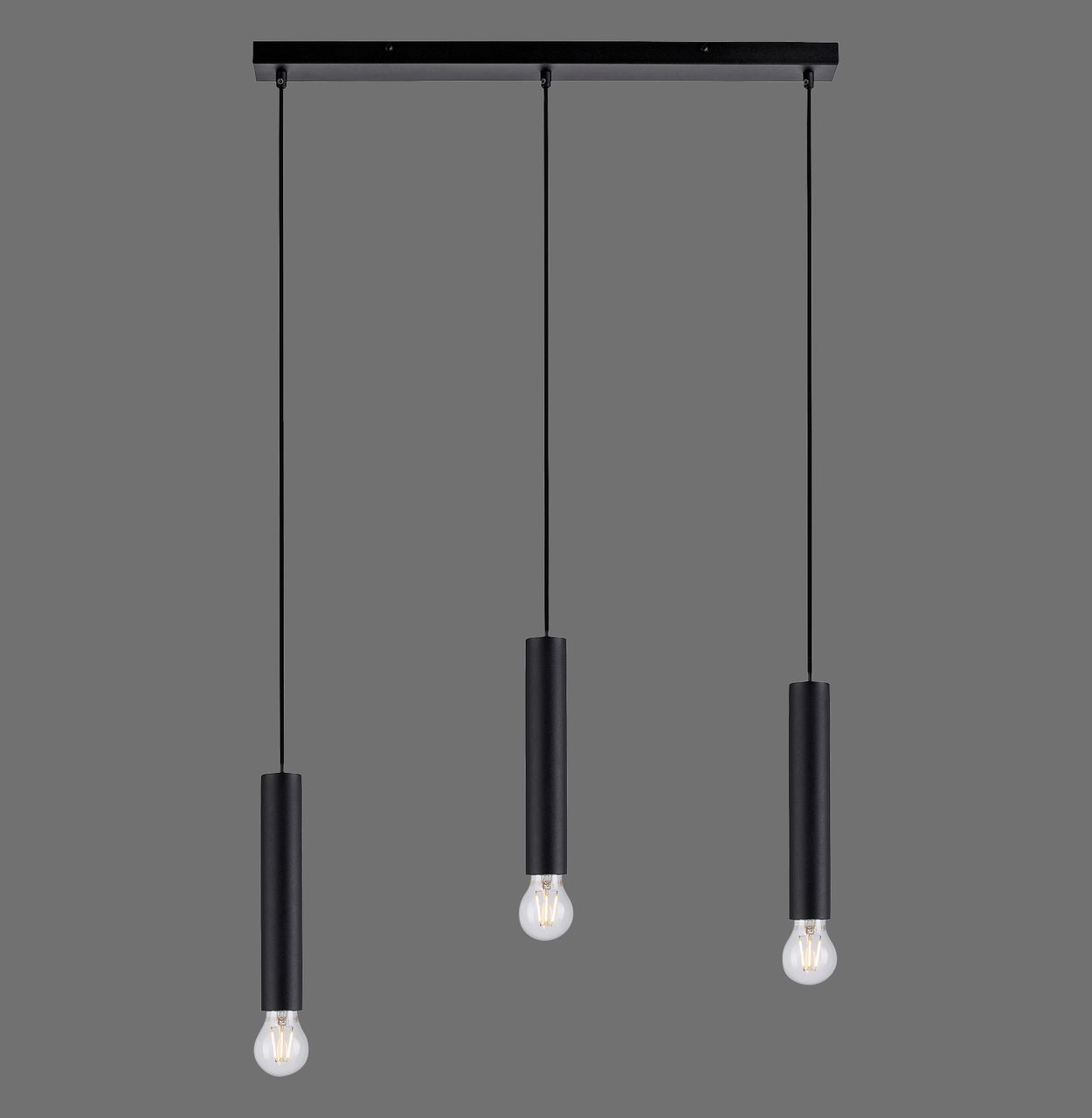 JUST LIGHT LeuchtenDirekt Pendelleuchte BRUNA, 3-flg., 3xE27/60Watt, Innenleuchte, IP20