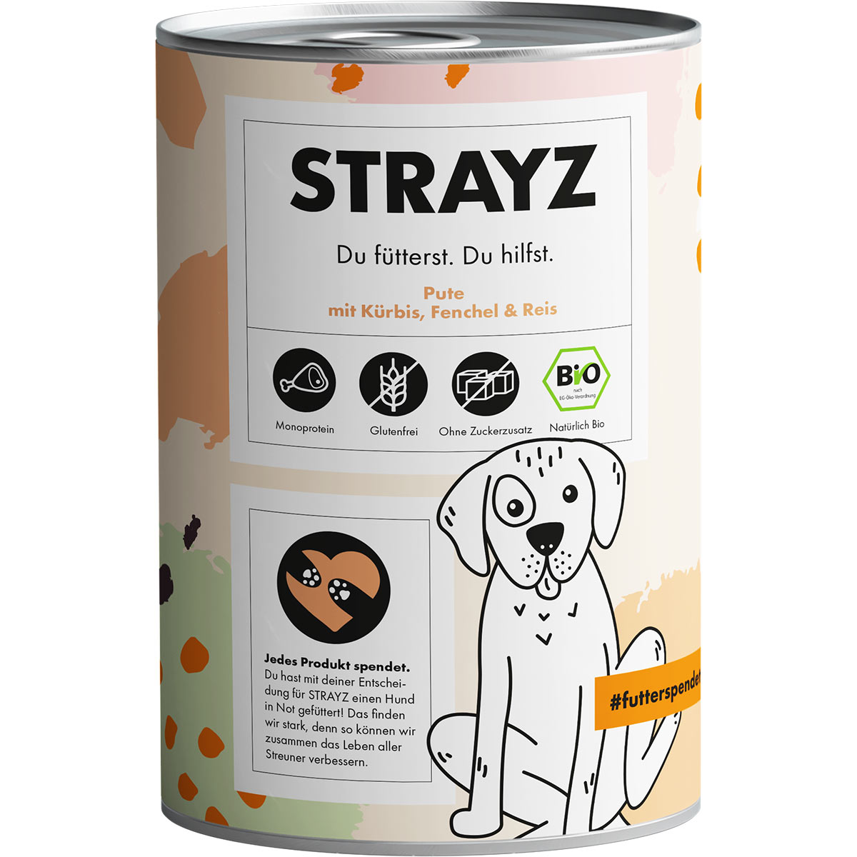 STRAYZ BIO Pute mit Kürbis, Fenchel & Reis kaufen bei ZooRoyal