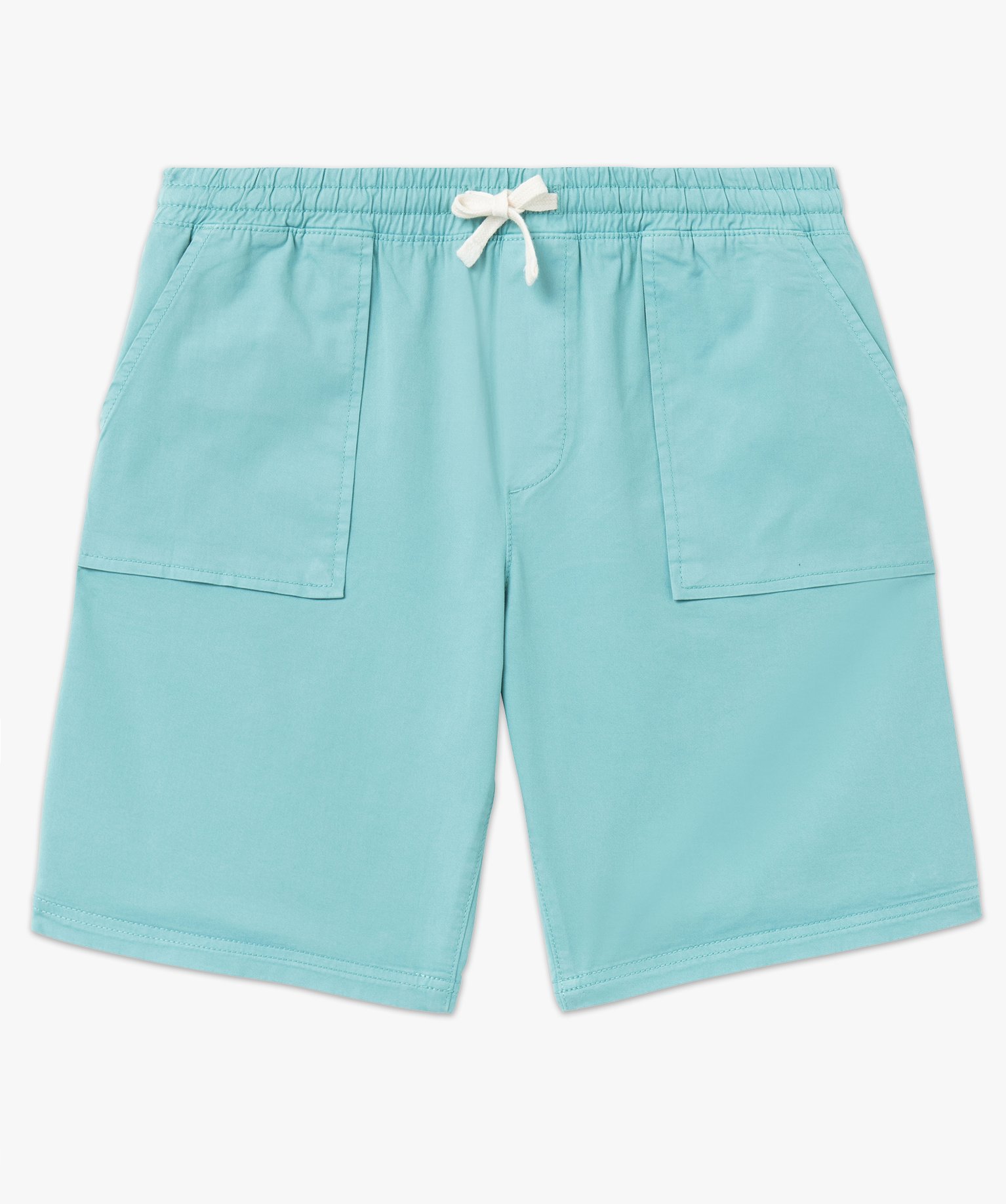 Bermuda en toile uni avec ceinture ajustable homme bleu | GEMO